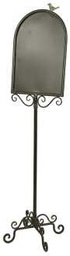 [V9125970000] Lavagna c/piedistallo ferro h-4906 cm.43