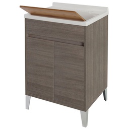[BR527033] Lavatoio a due ante Rovere Scuro 60x50x h84 cm