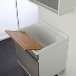 [BR801029] Lavatoio a sospensione a due ante Cemento 60x50x h61 cm