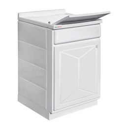[DFLEX-140-TL120-50] Lavatoio bianco 50x50 cm con 1 anta