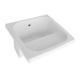 [DFLEX-185-V1001-60] Lavatoio in ceramica con strizzatoio 60x60 cm