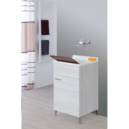 [BR799096] Lavatoio un anta Grigio 50x50x h83 cm