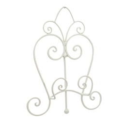 [V6444100000] Leggio metallo bianco cm25,5x17h31