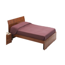 [A10093] Letto matrimoniale per camera colore noce antico cm 200x171xH 98
