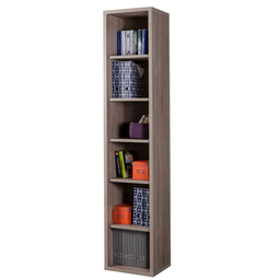 [CAP86365] (2c) Libreria  5 ripiani  colore rovere  Cm. 36 x 44 x h.217