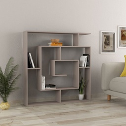 [FZ99506] Libreria con 5 ripiani, colore light mocha, 129x125x22 cm