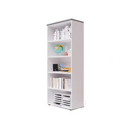 [AZ26649] Libreria da ufficio a giorno  con top  colore Cemento H212x90x45cm