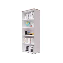 [AZ26632] Libreria da ufficio a giorno  con top  colore Olmo H212x90x45cm