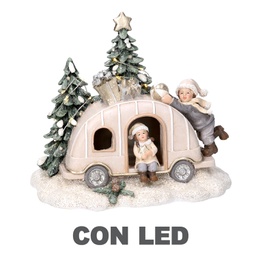 [V6149990000] Macchina resina led bianco cm 16x12