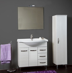 [CAP93826] Mobile Bagno CM.85 Bianco Claudia