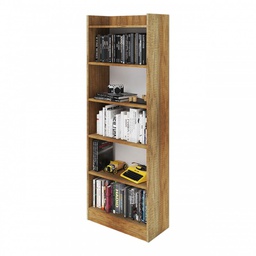 [A15819] Mobile Libreria colore noce country 6 ripiani h. 180x64x29 cm (ALESSIA)
