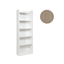 [1938642-A] Mobile Libreria colore olmo 6 ripiani h. 180x64x29 cm (ALESSIA) Iperbriko