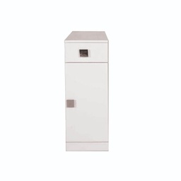 [FZ54607] Mobile bagno multiuso Blanca con anta e cassetto 30x32x78 bianco larice