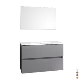 [DFLEX-142-DDN-FS080] Mobile bagno sospeso Dearum in frassino scuro - cm 80 x 45 x 52