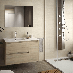 [EFFEZ92051] Mobile bagno sospeso Resia rovere 90x46x54 H EFFEZ