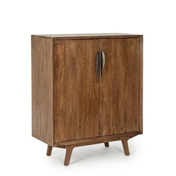 [B0746835] Mobile bar 2 ante in legno stile vintage cm 90x40x108 cm