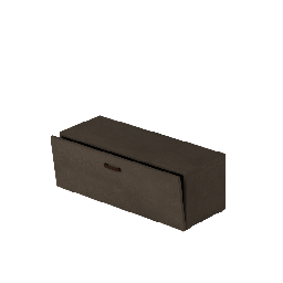 [AZ26236] Mobile base da soggiorno con anta a ribalta colore Fango H39x120x45cm