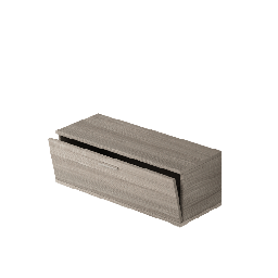 [AZ26250] Mobile base da soggiorno con anta a ribalta colore Olmo H39x120x45cm