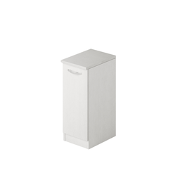 [AZ25024] Mobile base per lavanderia 1 anta colore Bianco H85,5x36x50cm