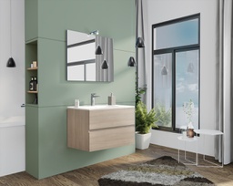 [CAP3521] Mobile da Bagno Cm. 80 New Splash Rovere