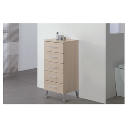 [BR799063] Mobile da Bagno cinque cassetti Larice 35x34x h78,5 cm