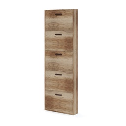 [006797] Mobile scarpiera in legno con 5 ante in kit