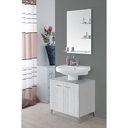 [BR799085] Mobile sotto lavabo due ante Grigio 70x45x h60 cm