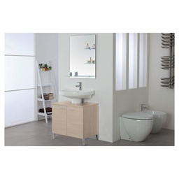[BR799050] Mobile sotto lavabo due ante Larice 70x45x h60 cm