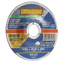 [1931082] Mola Abrasiva Per Inox/Ferro Diam. 125 X 1,6  Grinding