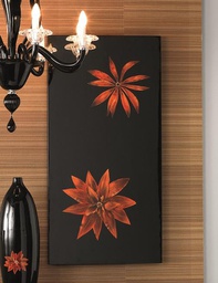 [LC/006] Pannello decorativo con finitura in legno nero 60x120x4 cm