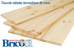 [TG220030] Pannello tavola in legno di abete lamellare spessore 18mm (200x30 cm)