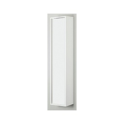 [BR801017] Pensile da Bagno  anta Bianco-Bianco Laccato 30x24x150 cm
