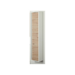 [BR801019] Pensile da Bagno  anta Bianco-Rovere 30x24x150 cm