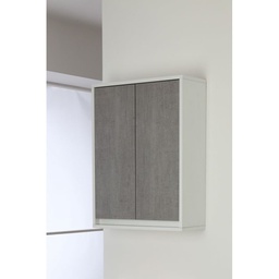 [BR801032] Pensile da Bagno Cemento 60x24x h80 cm