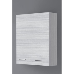 [BR799089] Pensile da Bagno due ante Grigio 60x18x h70 cm