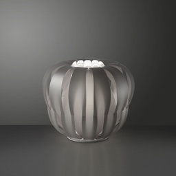 [QN/L/60/SVR] Piantana Silver in Metallo Bianco 60 x 55h