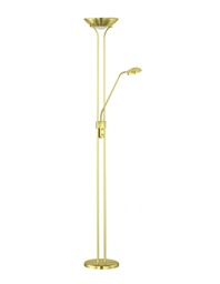 [TRIOR42292108] Piantana Spock Led Con Luce Spot da Lettura Dimmerabile Ottone Trio Lighting