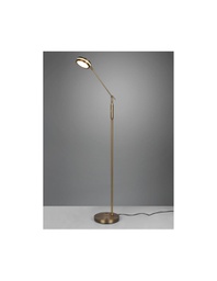 [TRIO426510104] Piantana Touch Led Disco Orientabile Franklin Ottone Invecchiato Trio Lighting