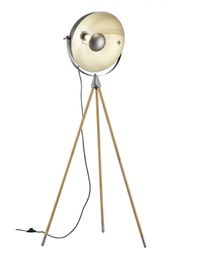 [TRIO403400167] Piantana Treppiede Industrial Delhi Cupola Orientabile Trio Lighting