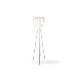 [QN/3P/165/W] Piantana Treppiedi Bianco in Metallo Cm. 42 x 165h
