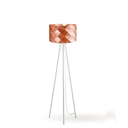 [PRISMA/3P/146/COP] Piantana Treppiedi Copper in Metallo Cm. 40 x 146h