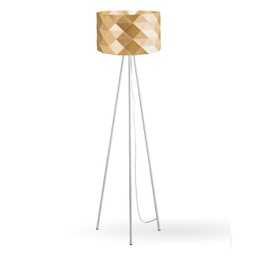 [PRISMA/3P/146/NGLD] Piantana Treppiedi New Gold in Metallo Cm. 40 x 146h
