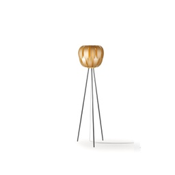 [QN/3P/165/NGLD] Piantana Treppiedi New Gold in Metallo Cm. 42 x 165h