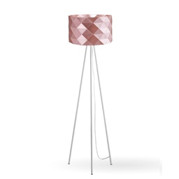 [PRISMA/3P/146/PKM] Piantana Treppiedi Pink Metal in Metallo Cm. 40 x 146h