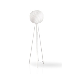 [GL/3P/163/W] Piantana treppiedi Bianco in Metallo Cm. 40 x 163 h
