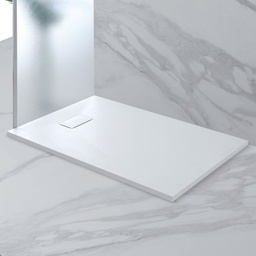 [BR890006] Piatto Doccia Bianco Effetto Pietra 70x90x h2,8 cm