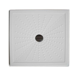 [DFLEX-151-900-90] Piatto Doccia Per Disabili Filo Pavimento In Vetro Resina Con Piletta
