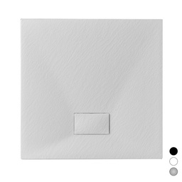 [DFLEX-179-SEQ-N80] Piatto Doccia Stone Essence Slim Quadro