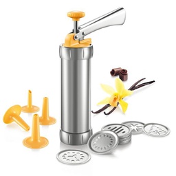 [2004813] Pistola sparabiscotti / decoratore per torte Delicia in metallo