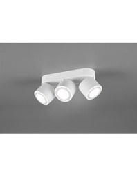 [TRIO652910331] Plafone 3 Spot Doppia Emissione Led L27 cm Taurus Bianco Trio Lighting
